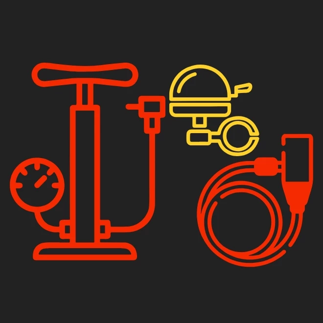 Kerékpár kiegészítők