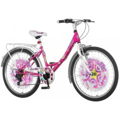 Explorer Disco Star 24 gyerek kerékpár Rózsaszín