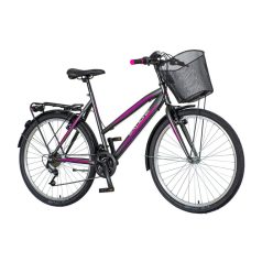   Explorer Lady 26 női MTB kerékpár Grafit-Rózsaszín felszerelt