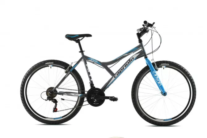 Capriolo Diavolo 600 26" férfi MTB kerékpár 19" Grafit-Kék