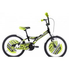Capriolo mustang 20" gyerek kerékpár Fekete/Zöld