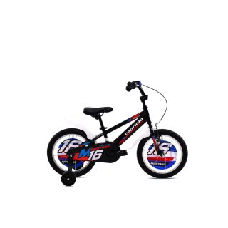 Capriolo Mustang 16" gyerek kerékpár Fekete-Piros
