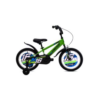 Capriolo Mustang 16" gyerek kerékpár Zöld-Fekete