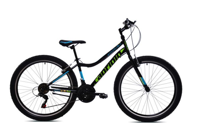 Capriolo Diavolo 600 26" férfi MTB kerékpár 17" Fekete-Zöld