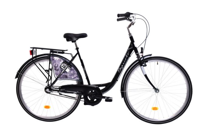 Capriolo Diana női agyváltós városi kerékpár 18" Fekete