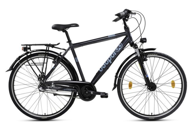 CSEPEL SPRING 100 FFI 28/21" N3 TREKKING / VÁROSI KERÉKPÁR SZÜRKE