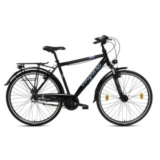   CSEPEL SPRING 200 FFI 28/19" N7 TREKKING / VÁROSI KERÉKPÁR FEKETE