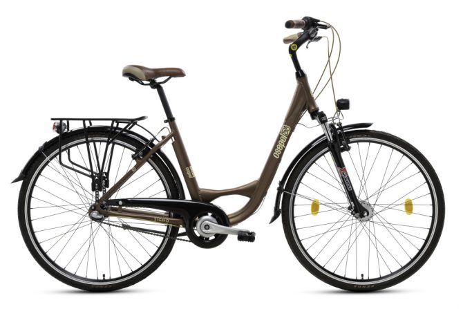 Csepel signo N3 női kerékpár Barna 17"