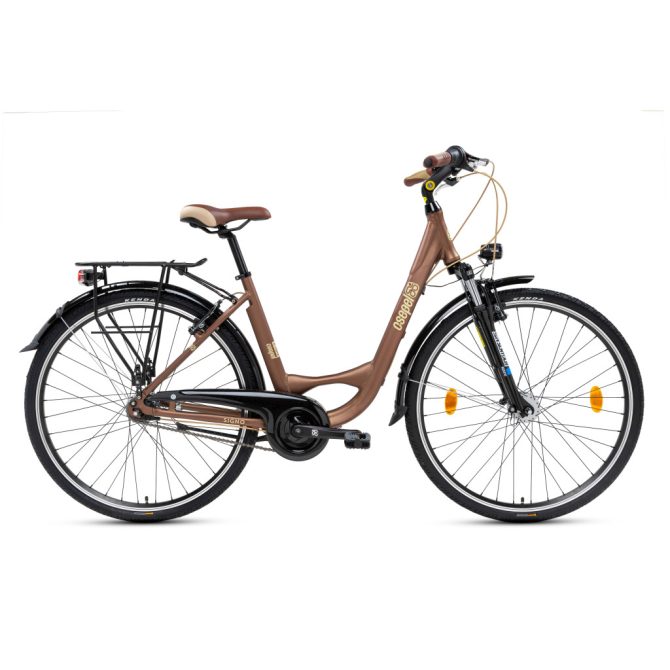 Csepel signo N7 női kerékpár Barna 17"