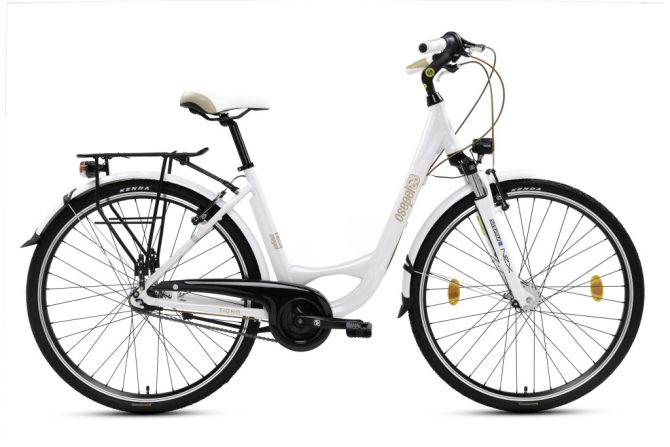 Csepel signo N7 női kerékpár fehér 17"