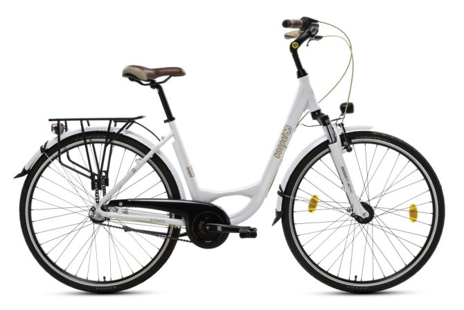 Csepel signo női kerékpár fehér 19"