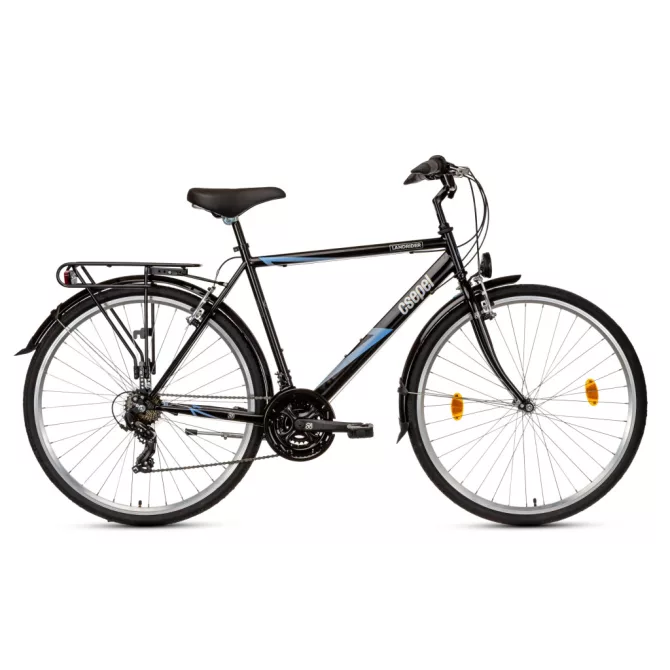 Csepel landrider férfi kerékpár 21sp fekete 21"