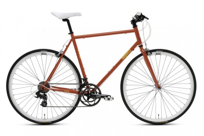 Csepel Torpedo férfi fitness kerékpár Piros 54