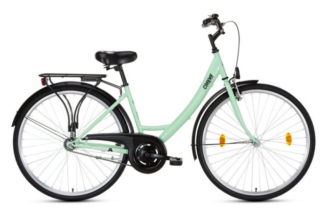 Csepel budapest a 28” gr női városi kerékpár zöld