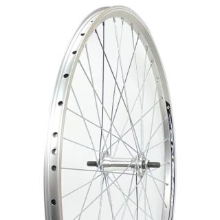 Kerék első 26" DW alu. ezüst