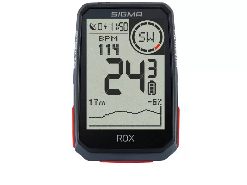 Computer SIGMA ROX 4.0 GPS HR set fekete - 01062
