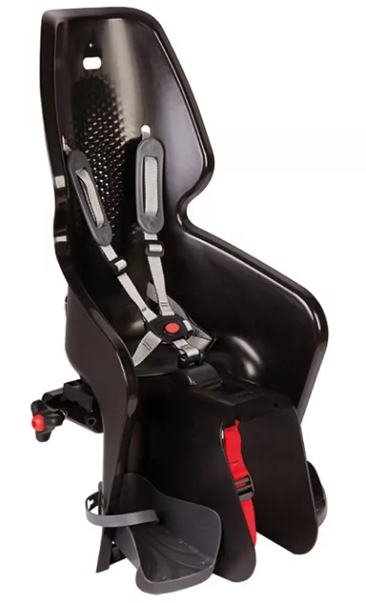 Gyermekülés BIKEFUN LOTUS STANDARD hátsó, FEKETE