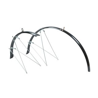   Sárvédő BIKEFUN ROAD aluplastic fekete 36 mm, 700C - BFU005