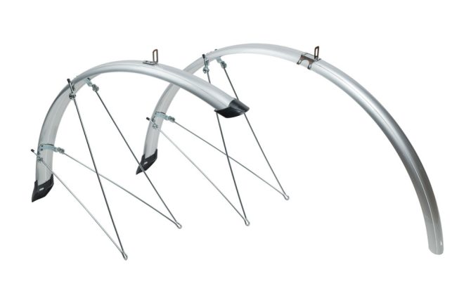 Sárvédő BIKEFUN TREKKING aluplastic EZÜST