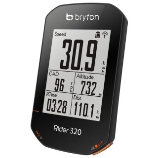   Computer BRYTON RIDER 320T GPS komputer szett (+HRM és CAD szenzor)