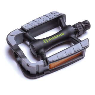   Pedál BIKEFUN TRAFFIC city csúszásmentes fekete-szürke - C172/BF