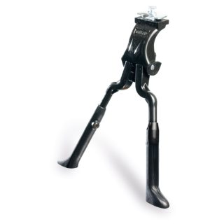   Oldaltámasz BIKEFUN középre alu duplalábas fekete - CL-KA54-BLK