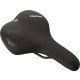 Nyereg BIKEFUN LAUSANNE Comfort trekking ffi fekete Memory Foam - D225Q