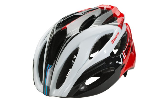 Fejvédő BIKEFUN VISION PIROS/FEKETE/FEHÉR