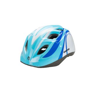Fejvédő BIKEFUN JUNIOR KÉK/FEHÉR