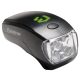 Lámpa BIKEFUN LUCID első 5 fehér LED, 2 funkció, fekete - JY-286B