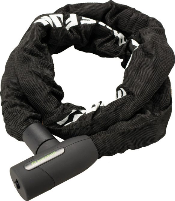 Lakat BIKEFUN CITYCHAIN 2 lánc 5x850 mm, FEKETE