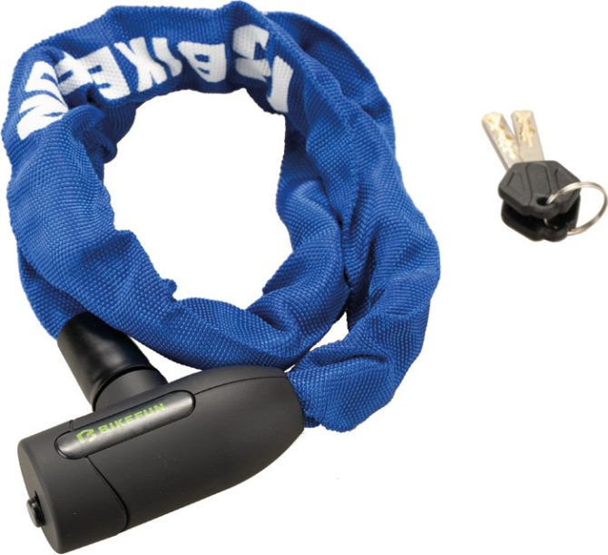 Lakat BIKEFUN CITYCHAIN 2 lánc 5x850 mm, KÉK