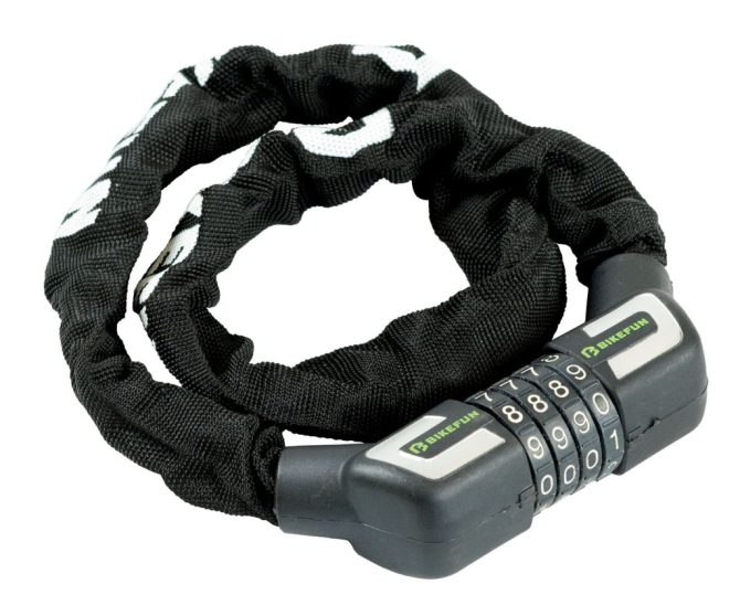 Lakat BIKEFUN CITYCHAIN CODE4 lánc 6x860 mm számzáras