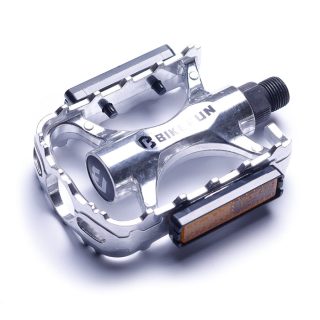 Pedál BIKEFUN UPLANDER alu, alu, ezüst