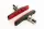 BIKEFUN MTB 72 mm menetes fekete/piros (250/ctn)