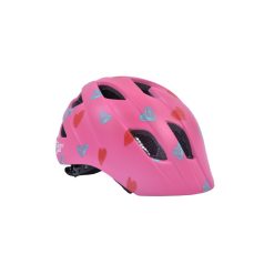   Safety Labs Fiona Light gyermek kerékpáros sisak [rózsaszín szivecskés, 48-53 cm (S)]