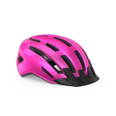   MET Downtown kerékpáros sisak [fényes pink, 52-58 cm (S/M)]
