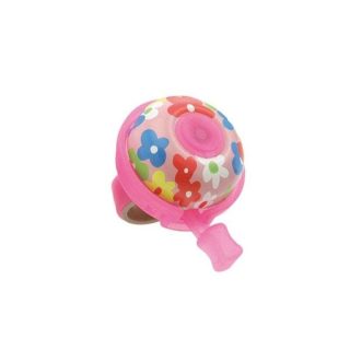 Csengö alu virágos 45mm pink