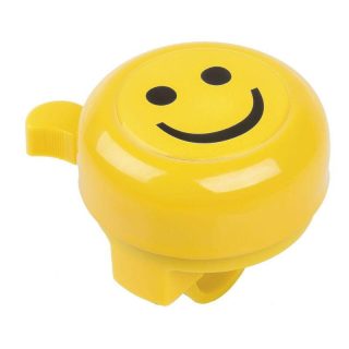   Csengö acél gyermek figurás smiley sárga m-wave gyerek figurás smiley sárga m-wave