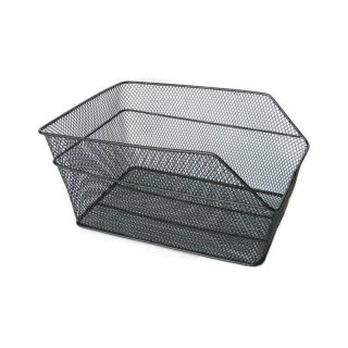   Kosár hátsó sűrűszövésű 'normál' 40x28x18 fekete hátso acél sürü 'normál' 40x28x18 fekete