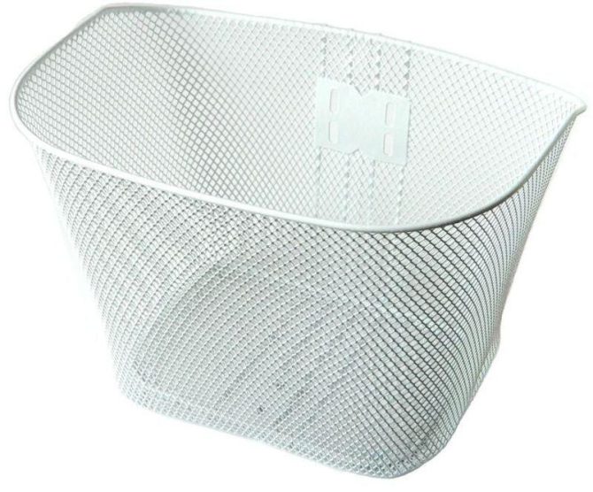 Kosár elsö acél drot 35x25,5x26/24 fehér