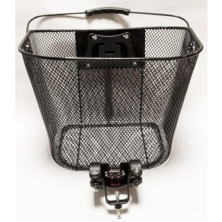 Kosár elsö acél clip-on fekete