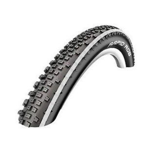   Köpeny 26x2,25 57-559 schwalbe rapid rob hs425 fekete / fehér csíkos