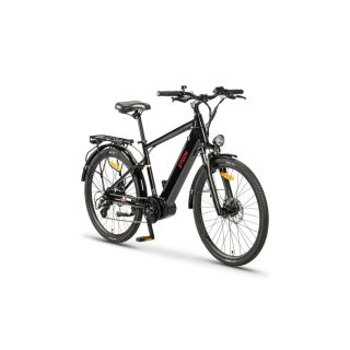   ZT-84M, Lítium 36V12Ah 250W 26" közép-motor, ELEKTROMOS KERÉKPÁR, SHIMANO 7S *EEL-M* (DKD) CE fekete