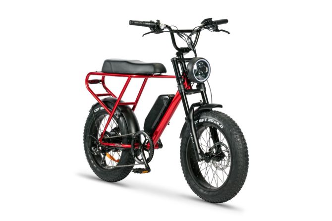 ZT-86A, Lítium 48V13Ah  250W 20'' x 4.0 ELEKTROMOS KERÉKPÁR *LEGACY 1.0* (DKD) CE piros