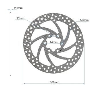 Féktárcsa Vastag 2,9mm 6H