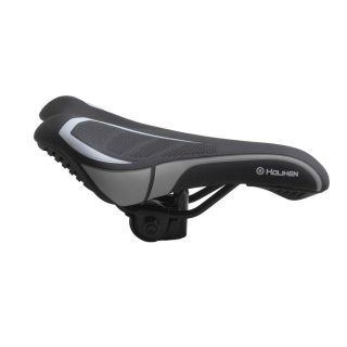   Nyereg 12"-16" gyerek fekete, fehér  csíkkal 235×135