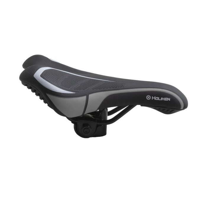 Nyereg 12"-16" gyerek fekete, fehér  csíkkal 235×135