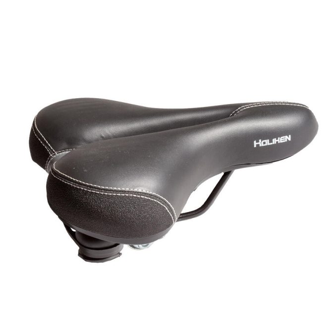 Nyereg rugós, lyukas fekete-szürke,280×200