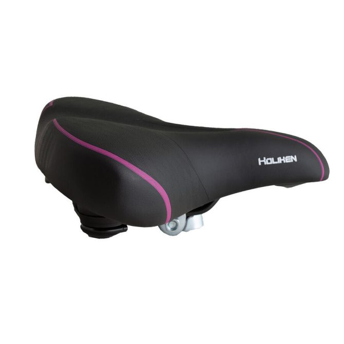 Nyereg cruiser rejtett rugós fekete-pink csíkos